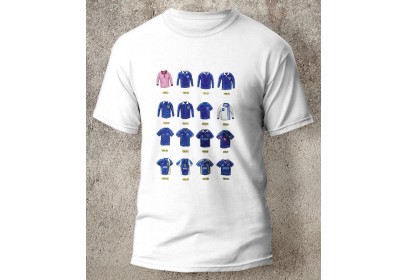 Portsmouth FC Retro Art Shirts T-Shirt Portsmouth FC Retro Art Shirts T-Shirt